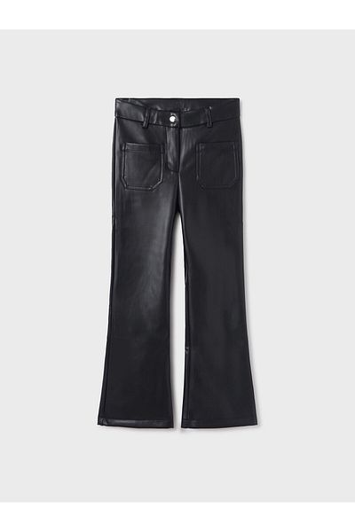 MAYORAL Girl Leather Pants 7508 Black