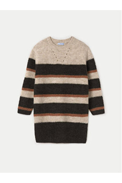 MAYORAL Rochie tricotată pentru fete 7984 bej, gri