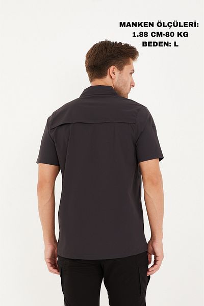Camp Scoutland Camp625 Ανδρικό Tactical Water Repellent Anthracite Tactical T-shirt