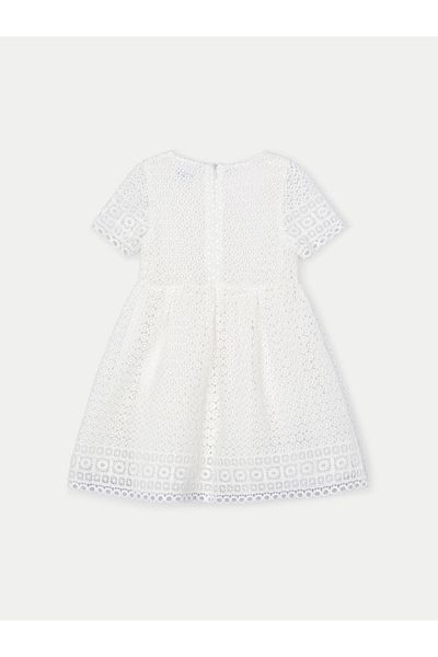 MAYORAL Girl Elegant dress 3918 Ecru