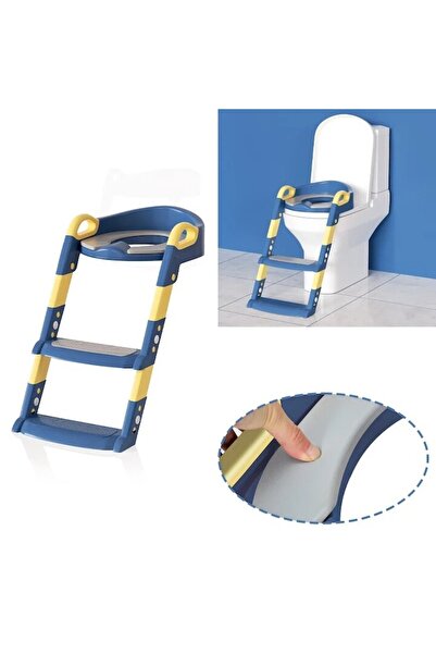 Smart Vibe KiddoMAX® Multifunctional Toilet Reducer with Adjustable Steps - Baby Blue
