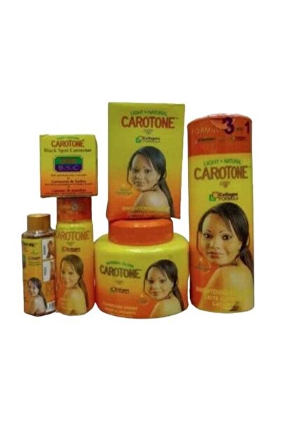 Carotone مجموعة تبييض البشرة من 6 قطع