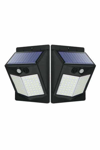 KATHODE SET of 2 solar-powered lamps, 80 x LED, KATHODE motion sensor