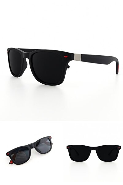 Deco Elit Karizma Unisex Sunglasses Metal Hinged Red Detailed Unisex Glasses