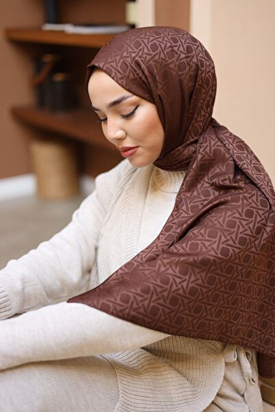 Silk Home Deluxe Shawl 40003-17 Red Brown