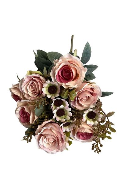 huitich Artificial Flower Decor for Home, Parties, and Weddings - Pink