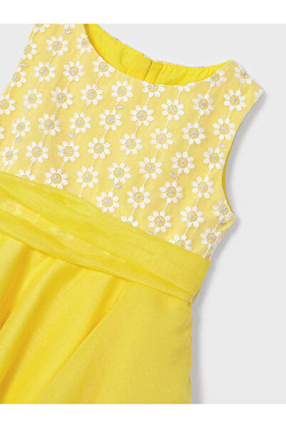 MAYORAL Girl Elegant Dress 3912 Yellow