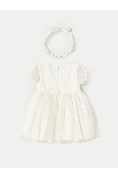 MAYORAL Rochie elegantă pentru fete din colecția Primary Girl 1902 Ecru