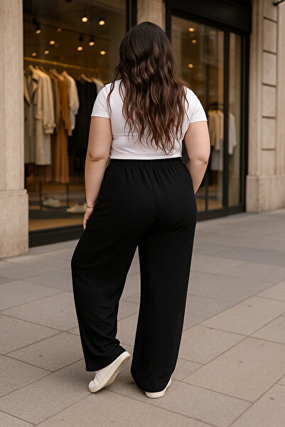 Gollinger Women's Palazzo Pants Elastic Waist