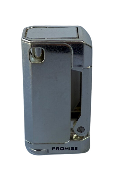 PROMISE Fırçalı Gümüş Tek Alevli Benzinli Çakmak