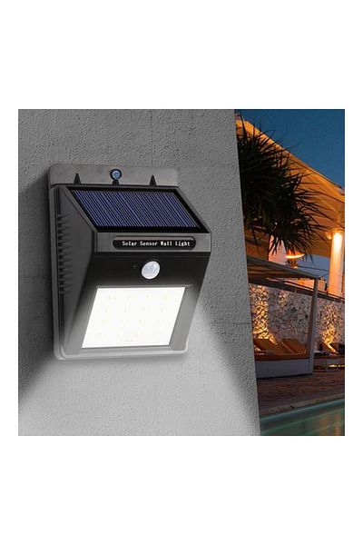 OEM Solar-powered lamp, 30 x LED, PIR sensor