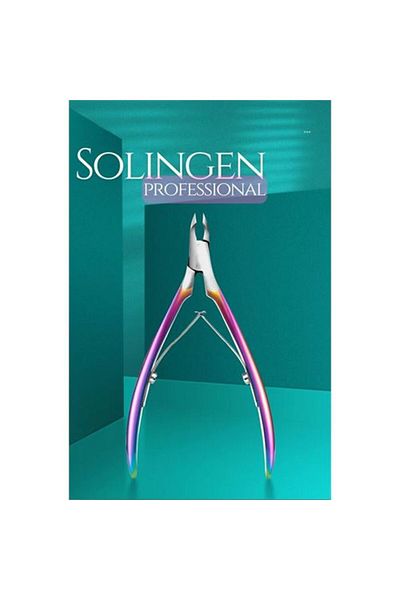 MR RZN STORE Rainbow Manicure Pedicure Cuticle Nippers Solingen Professional