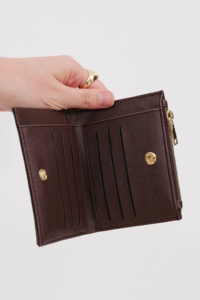 Addax Zipper Snap Closure Wallet Czdn118-F6