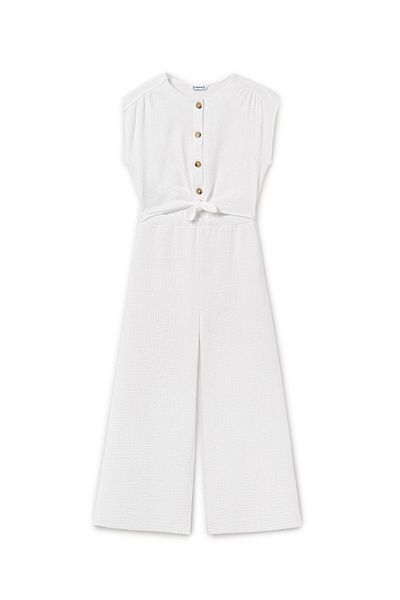 MAYORAL Girl Jumpsuit 6865 Ecru