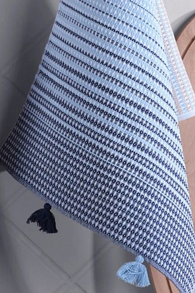 Akaystore Velona Pompom 2 bucăți prosop de bucătărie 40 x 60 cm cârpă de uscare 100% bumbac