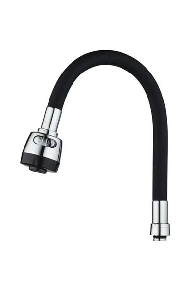 DAR Pipa Flexibila pentru Robinet Rotatie 360° cu Pulverizator Dual, Filtru Ceramic si Finisaj Cromat