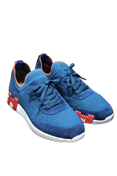 AristocratShoes Knitwear H Sole Orthopedic Summer Blue Sports Walking Shoes