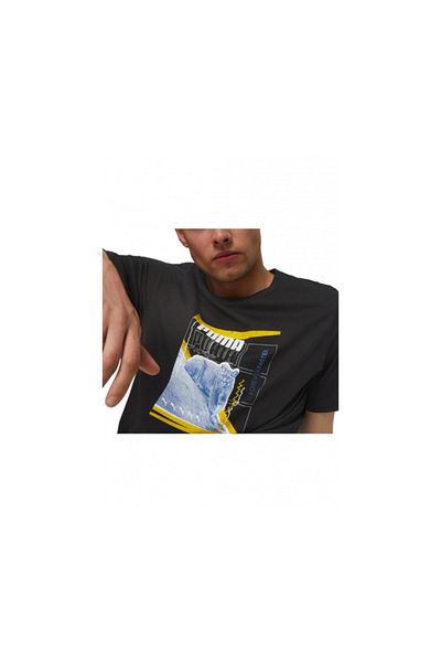 Puma Art Graphic Tee Puma Black