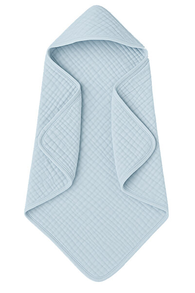 Moky Design Erkek Bebek Hediyeleri, Mavi Müslin Yenidoğan Bornozu %100 Pamuk ...