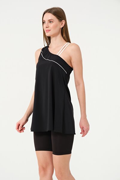 TESMAY Strappy Lycra Women's Pool Swimsuit 24158-25 Black