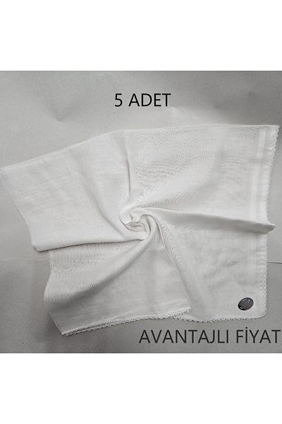 Gülsoy Solid Color Women's Cotton Inner Cheesecloth 90X90 cm