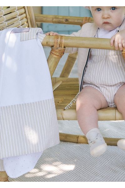MAYORAL Baby Swaddle Ecru 9861