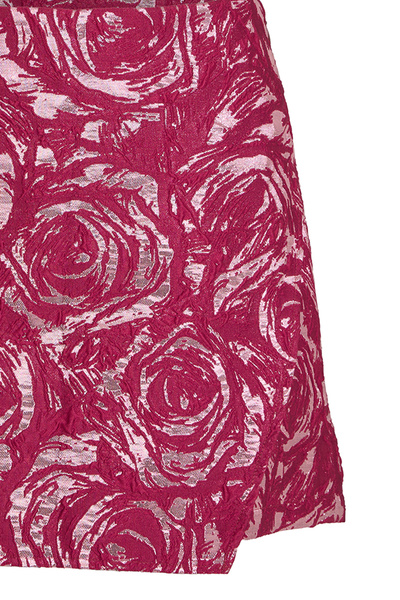 Eight Fashion Fusta mini jacquard elegantă cu talie înaltă multicoloră pentru femei