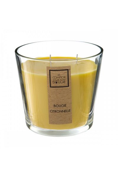 Atmosphera Créateur D'intérieur Lumânare parfumată Nina XL Citrus, 13,5x12,5 cm, 500 gr