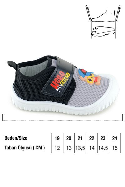 GEZER Baby Boys Summer Linen Comfortable Sole Single Velcro Adjustable Home Garden School Nursery Daily Moon