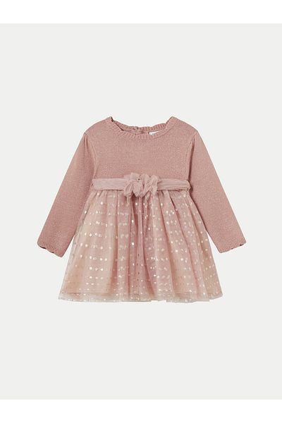MAYORAL Girl Elegant Dress 2909 Pink
