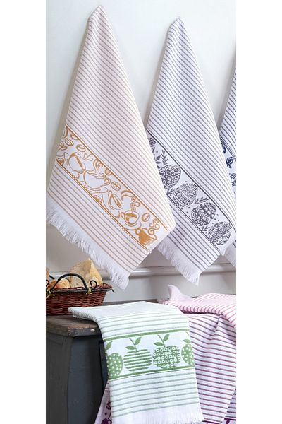 d'niss home touch of nature in your home 40*60 100% bumbac 6 pachete prosoape de bucătărie