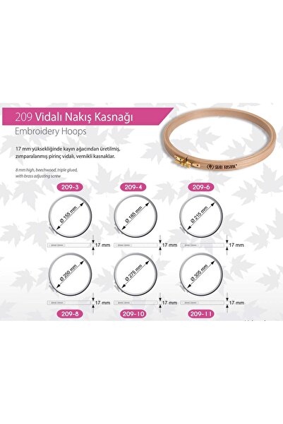 Şirin Kasnak Cute Screw Pulley 209 Series 17mm