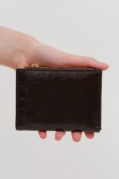 Addax Zipper Snap Closure Wallet Czdn118-F6