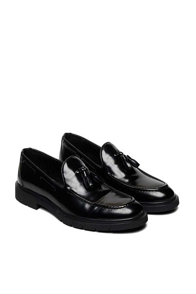 Bestello Laceless Tasseled Rubber Sole Casual 028-4083 Men's Shoes