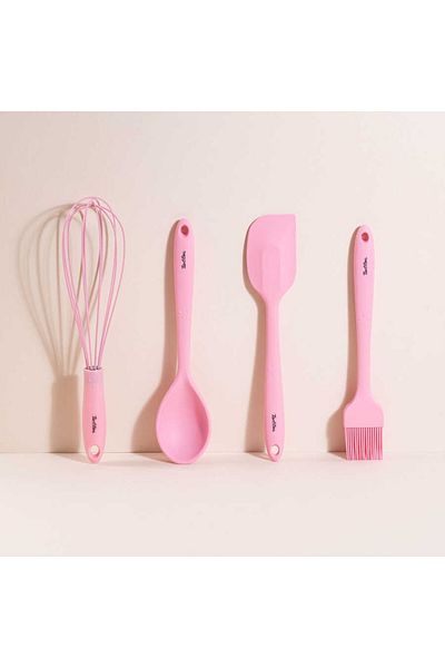 Tantitoni Silicone Light Pink 4 Piece Large Preparation Set
