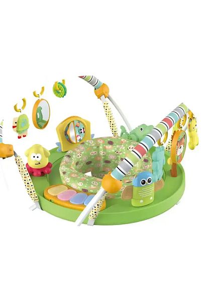 WePro Store Green Baby Jumper 360° Rotating Seat, Lights, Sounds & Toys – Adjustable, for 6M+ Babies