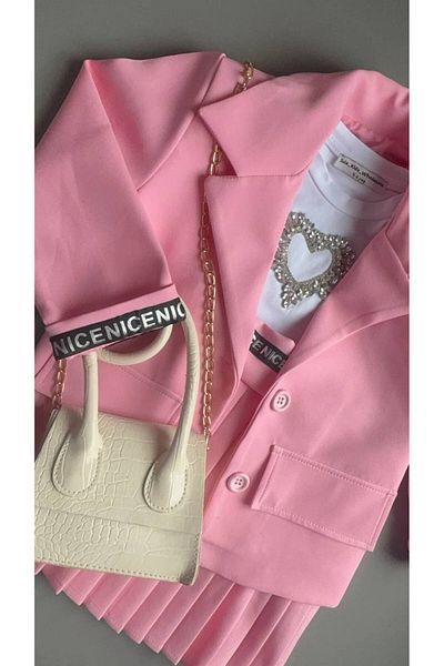 SILA Girl's Holiday Suit Skirt-Bag-T-Shirt-Jacket-Crown