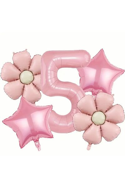 ALYA Σετ γενεθλίων PARTY 5 Years Daisy And Star
