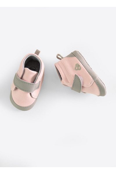 kitikate Basic Booties - Single Velcro Pink