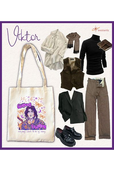 westartic Τσάντα ώμου από ύφασμα Arcane Viktor - Tote Bag