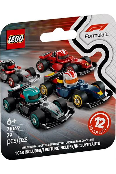 LEGO Minifigure Lego 71049 F1 Racing Car – Standard Model (29 Pieces)