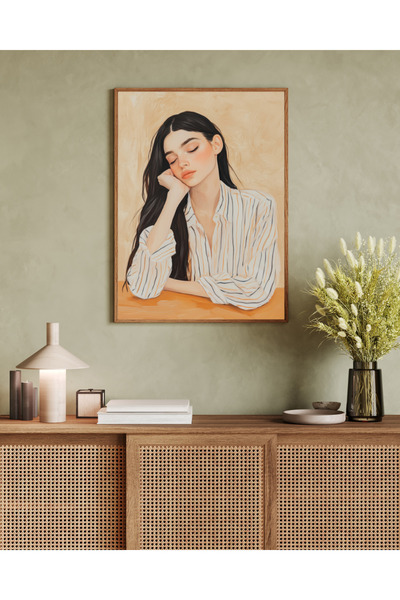 woodhomeworks Tek Parça Salon Ofis Dekor Tablo Ttk