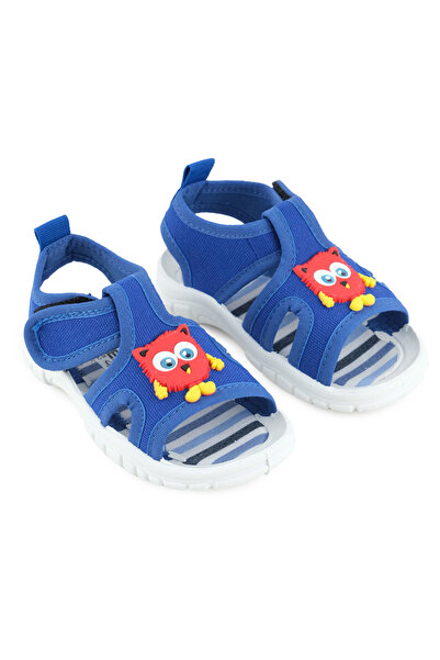 GEZER Boys' Summer Bottom Sole Pvc Comfortable Inner Sole Leave Velcro Adjustable Casual Sandals
