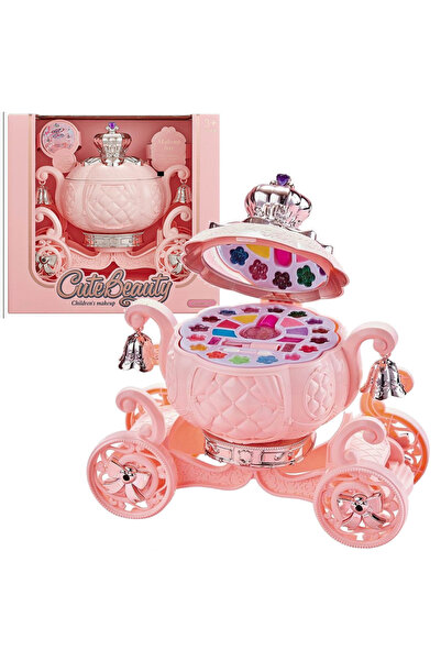 WePro Store Trusă de machiaj pentru copii cu oglindă, luciu de buze, fard de ...