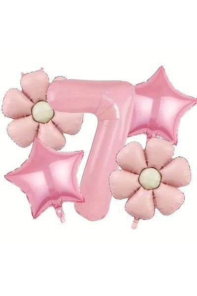 ALYA Σετ γενεθλίων PARTY 7 Years Daisy And Star