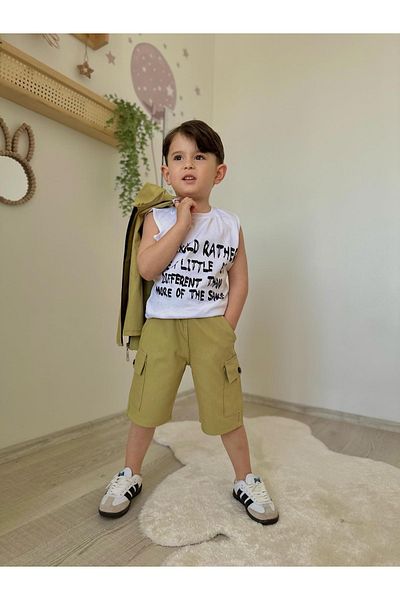 öykümgaleria Boy's Short Sleeve 3-Piece Suit