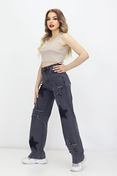 The Velavois Women's 6 Star Detailed Jeans