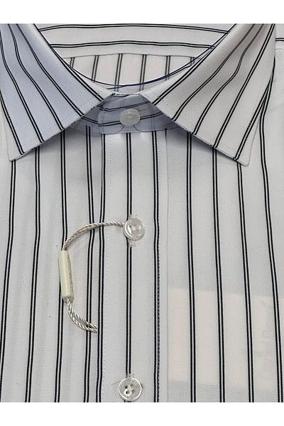 Daniel Bessi Classic Cut 80% Cotton 20% Polyester Short Sleeve Men's Shirt with Pockets