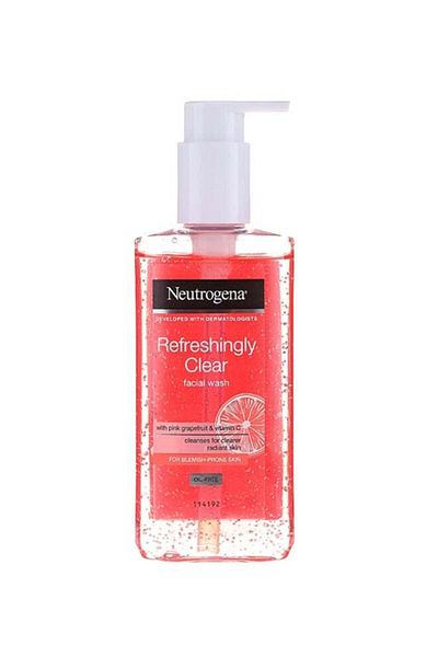 Neutrogena Refreshingly Clear With Pink Grapefruit Facial Wash Pink Grapefruit 200ml