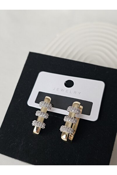 Roya Happiness LEYLA KÜPE TAŞLI VİP KÜPE GOLD SERENAY KÜPE XUPİNG İŞÇİLİK